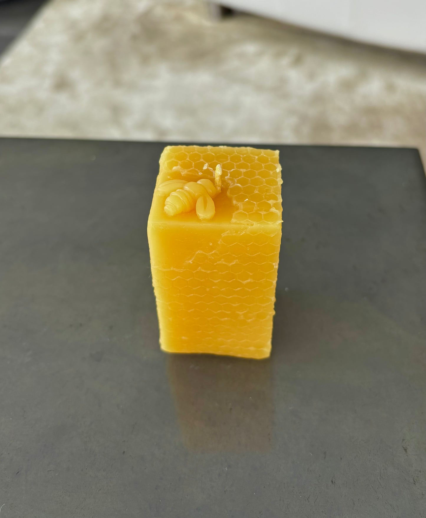 Square Honeycomb - 100% Pure Beeswax Candle