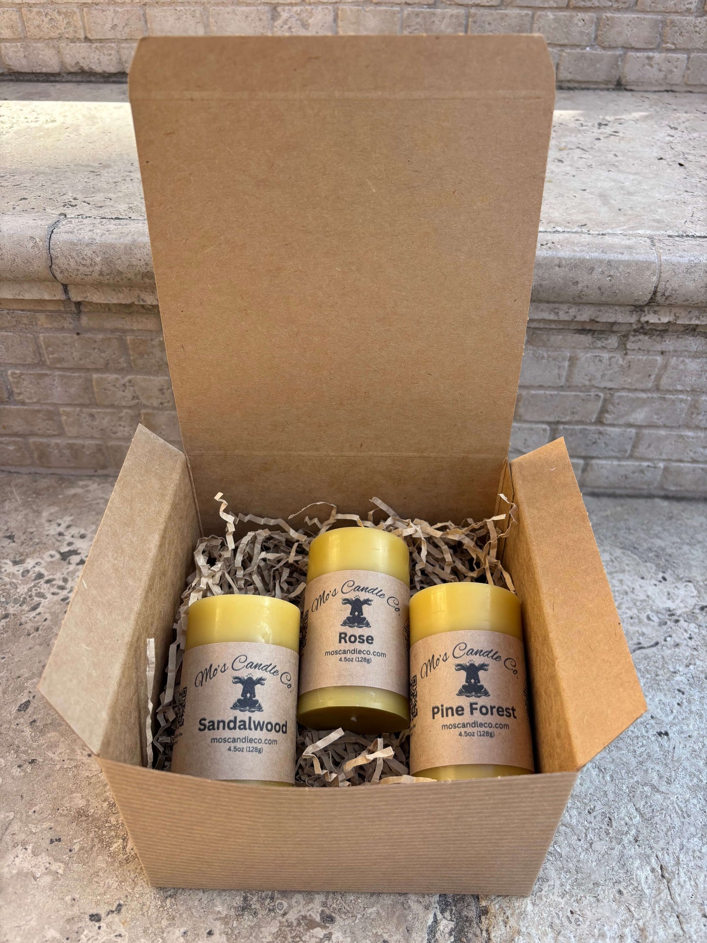 Scented Pillar Candles - 100% Beeswax