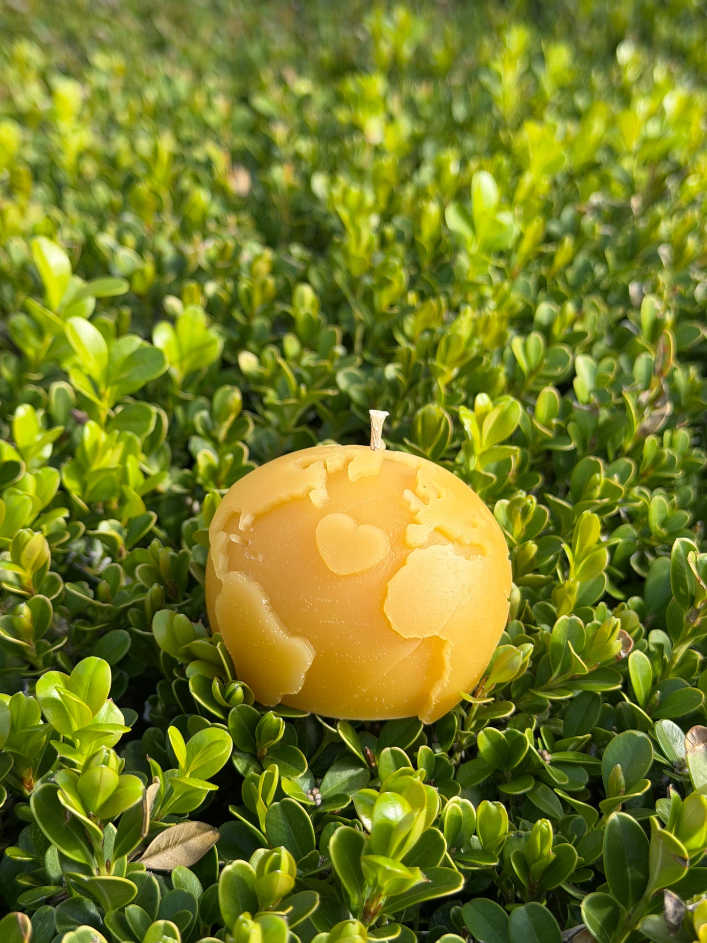 Earth Beeswax Candle